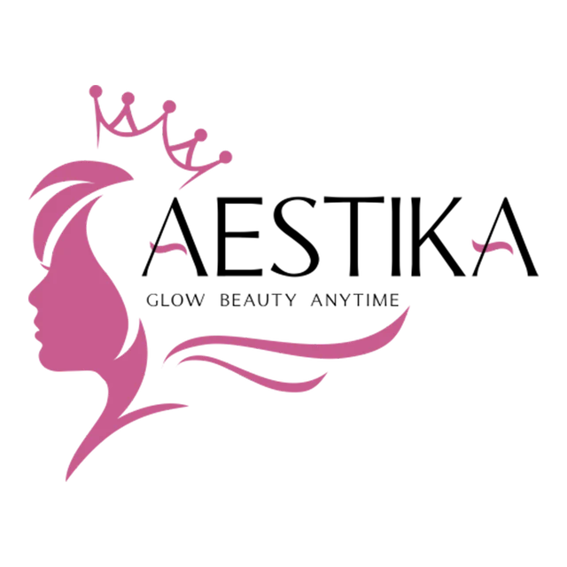 Logo Aestika — Glow Beauty Anytime
