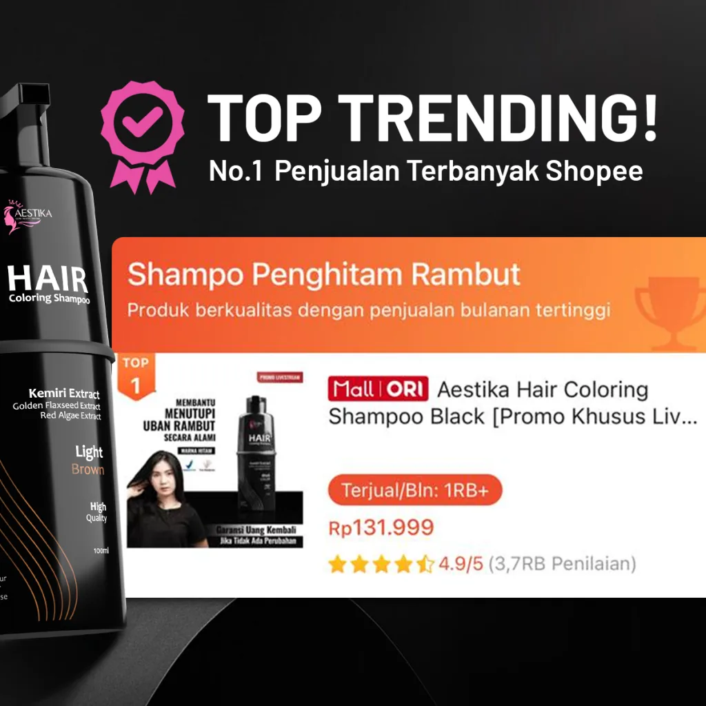 Top Trending — No.1 Penjualan Terbanyak di Shopee, rating 4.9 dari 3.7RB penilaian